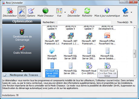 Visuel Revo Uninstaller