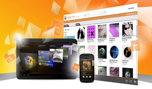 L'interface de Google Music