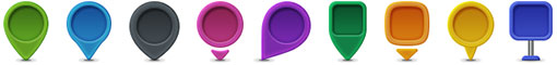 Pointeurs Map Icons Designer