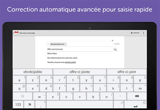 SwiftKey - Outil de correction