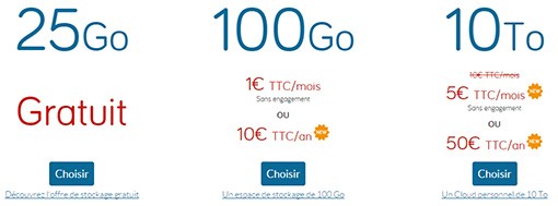 Offre hubiC